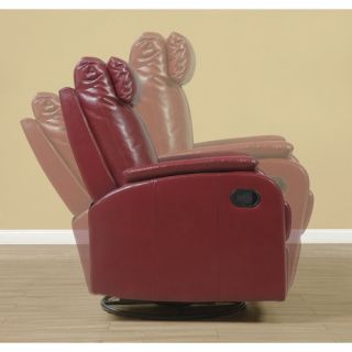 Wholesale Interiors Minstrels Leather Accent Chair in Dark Brown   A