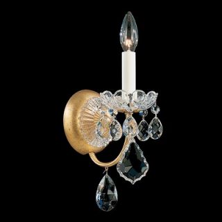 Schonbek New Orleans Wall Sconce in French Gold with Handcut Crystals