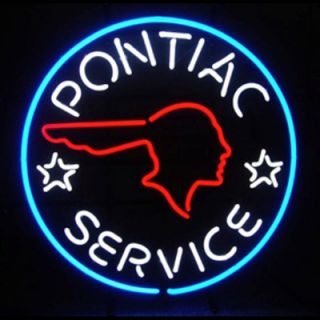 Neonetics Cars and Motorcycles Pontiac Service Neon Sign
