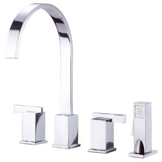 Danze Sirius Two Handle Widespread Kitchen Faucet