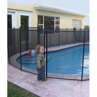 Water Warden Pool Safety Self Closing Gate Black DIY Aluminum Posts