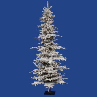 Flocked Georian Fir 6 Artificial Christmas Tree with Clear Lights