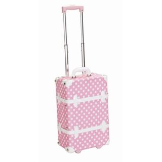 Rockland Rolling Trunk   F211 PINKDOT