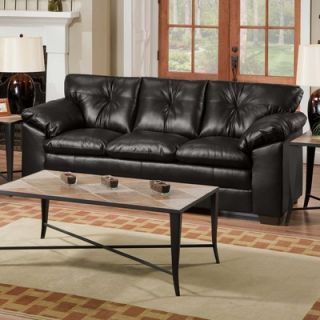 Simmons Upholstery Sebring Bonded Leather Sofa and Loveseat Set