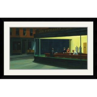 Amanti Art Nighthawks, 1942 Framed Art Print by Edward Hopper