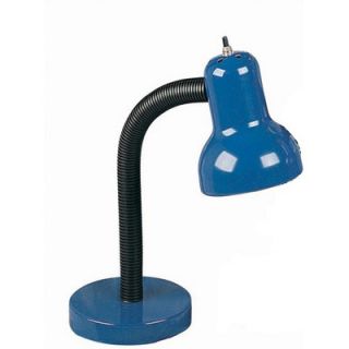 Lite Source Gooseneck Desk Lamp in Blue   LS 211BLU