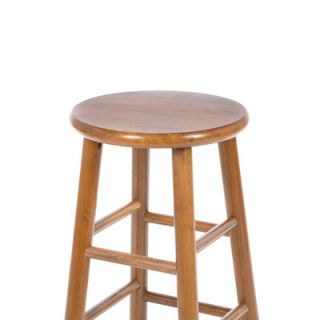 Winsome 24 Backless Bevel Seat Counter Stool (Set of 2)