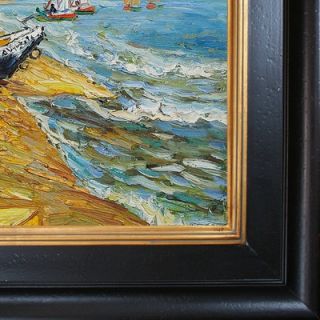 Tori Home Fishing Boats on the Beach at Saintes Maries Canvas Art by