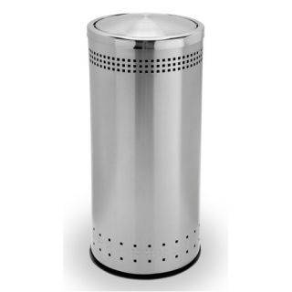 Precision Series Trash Can with Imprinted 360° Swivel Door