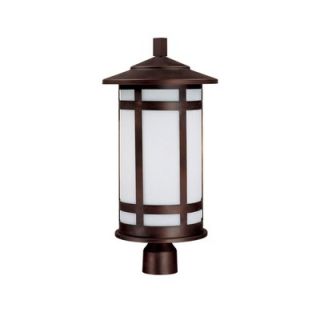 Capital Lighting Mission Hills Outdoor Post Lantern in Burnished