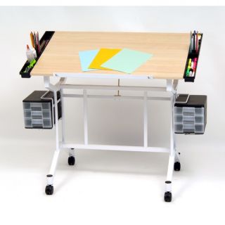 Deluxe Station Craft Wood Drafting Table