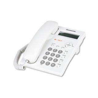 One Line Desk/Wall Phone, Corded, White