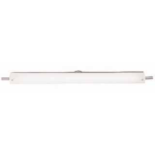 Access Lighting Vail Wall Fixture with Opal Glass in Brushed Steel