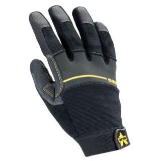 Valeo Inc Black Work Pro Medium Duty Full Finger Mechanics Gloves With