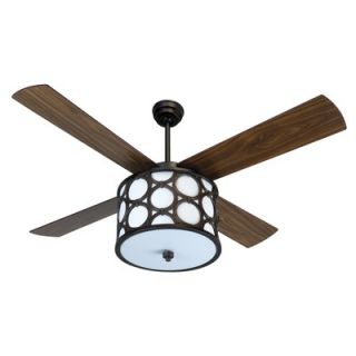 Craftmade 56 Lauren Meridian 4 Blade Ceiling Fan with Remote