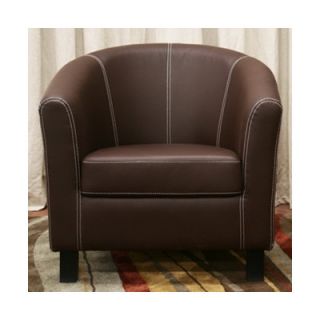 Wholesale Interiors Baxton Studio Faux Leather Club Chair   J 018