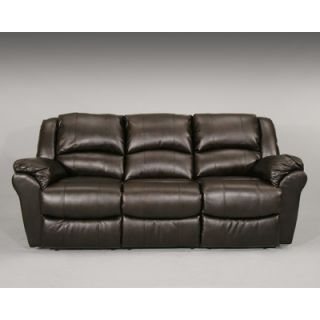 Guildcraft Fairfax Bonded Leather Power Motion Sofa, Loveseat and