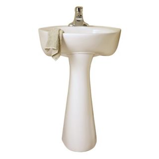 American Standard Pedestal Sink Set in White