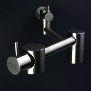 Mina Two Handle Wall Mounted Pot Filler Kitchen Faucet