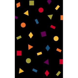 American Home Rug Co. Bright Rug Confetti Novelty Rug   AT030BK/MT