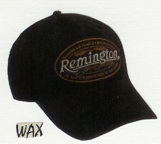 Remington Rifles Firearms Wax Hunting Hat Cap DK Brown