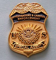 Dept Homeland Security Ice Special Agent Lapel Pin