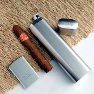  Holder Zippo Lighter Combo Personalized Engraved Groomsmen Gift