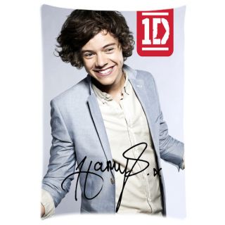 Unique 1D One Direction Harry Styles Siggy Signature Photo Pillow Case