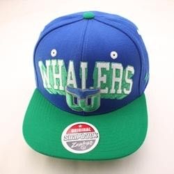 Hartford Whalers NHL Snapback Hat Cap Team Color Blockbuster