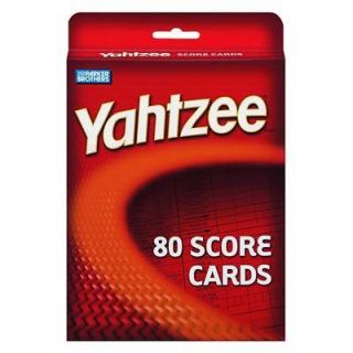 Yahtzee Score Cards 80 Official Sheets Score Pads Hasbro NEW