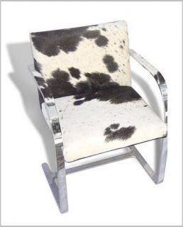 Cowhide Chair Classic and modern armchair dinning set hair on