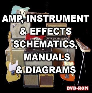 Guitar Amp FX Schematics Manuals Fender Gibson More