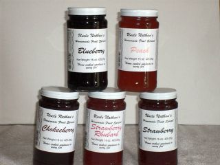 Uncle Nathans Chokecherry Fruit Spread Jelly Preserves