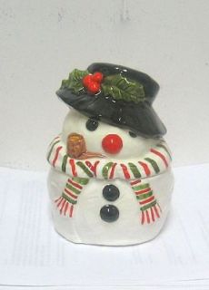 the toscany collection japan snowman music box 