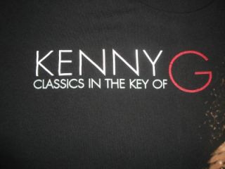 Kenny G T Shirt Classics in The Key of UNWORN Black XL