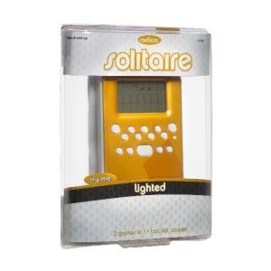 electronic solitaire handheld video game radica new