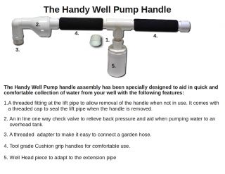 Handy Well Pump Kit, Hand Water Well Pump Well Pressure Pump
