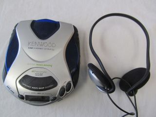  Car Portable CD Player with Toshiba Headphones Extra Bass Boost