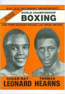 1981 Sugar Ray Leonard vs Thomas Hearns Welterweight Championship