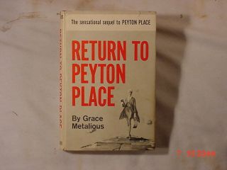  Return to Peyton Place by Grace Metalious Julian Messner Inc