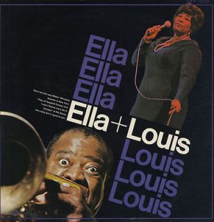 Ella Fitzgerald & Louis Armstrong vinyl LP album record Ella And Louis