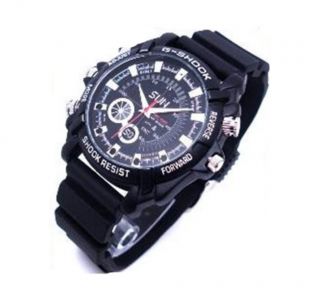 HD 1080p Camera Function Infrared Night Vision Waterproof 8GB Watch