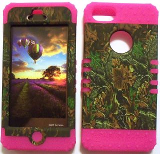  Skin Hybrid Apple iPhone 5 Rubber Hard Protector Cover Case
