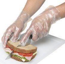 Disposable Food Handler Poly Gloves 10 100 1000 Gloves