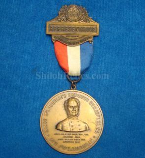 Authentic Civil War Union Veterans G A R Gar Reunion Medal Badge Ohio