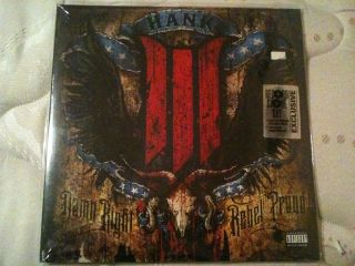 Hank Williams III 3 Damn Right Rebel Proud NEW Limited RSD 2011 Color