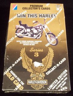 1993 Collect A Card Harley Davidson Series 3 Trading Card Box 36 Packs