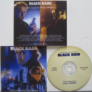 Black Rain Promo Only Score CD Hans Zimmer Archival Edition