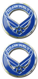 Air Force Logo Hap Arnold Wings Blue Challenge Coin