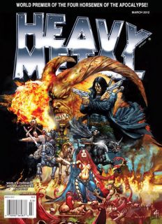 Heavy Metal Magazine March 2012 MINT illustrated